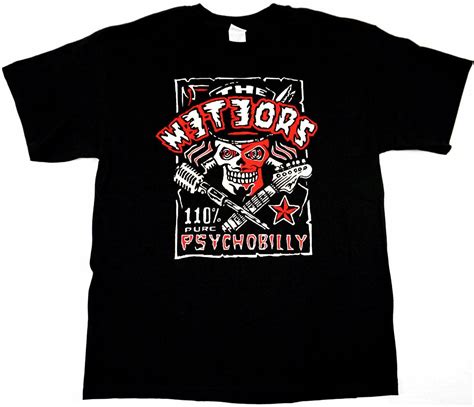 The Misfits Skull Psychobilly Horror Punk Goth S 2xl Mens Black T Shirt