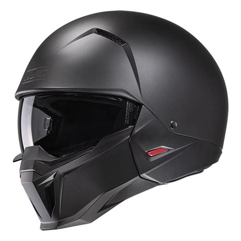 Hjc I20 Helmet Semi Flat Black HJC 186070 SFB Modular Helmets MotoStorm