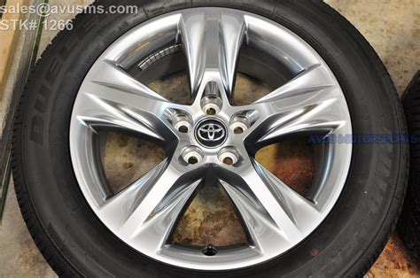 Toyota Highlander Oem Wheel Platinum Clad Tire D E