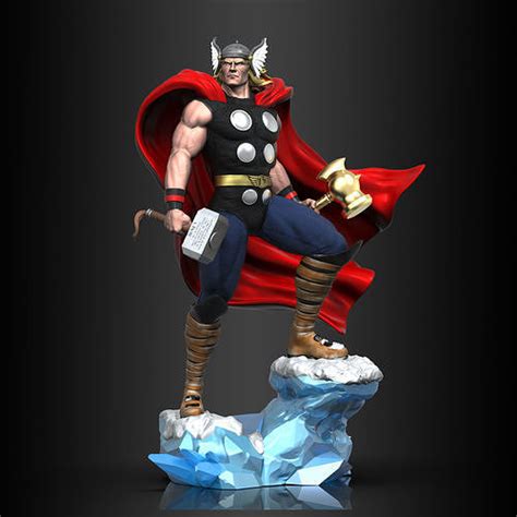 Thor 54cm Stl File 3d Model 3d Printable Cgtrader