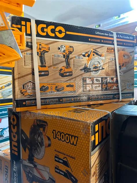 Ingco Original Cordless Combo Kit 4 In 1 In Lagos Island Eko Hand