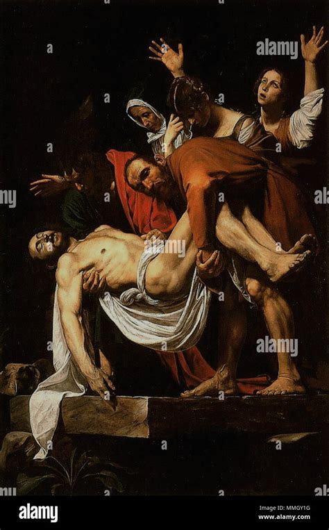 The Entombment Of Christ Circa Caravaggio La Deposizione