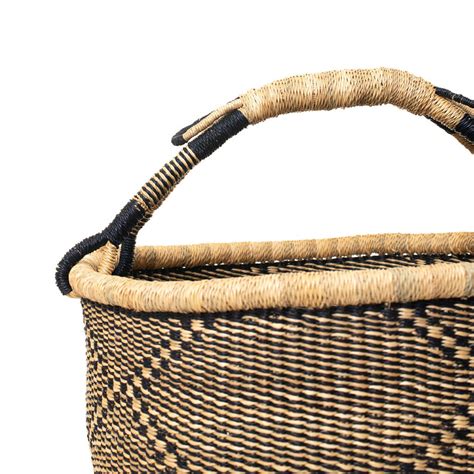 Coal African Handwoven Picnic Basket By Cosy Coco Notonthehighstreet