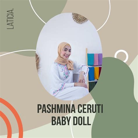 Jual Laticia Premium Hijab Pashmina Ceruty Baby Doll Shopee Indonesia