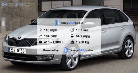 Škoda Rapid Spaceback 1 6 TDI 105 specs 2013 2015 performance