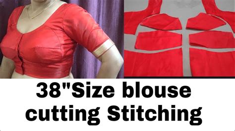 38 Size Bra Cutting Blouse And Stitching Very Easy Method Basanti