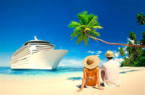 tropical island cruise vacation holiday tourism concept royalty