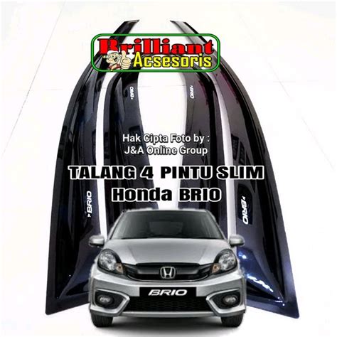 Jual Talang Air Pintu Brio Type Slim Hitam Di Lapak Brilliant