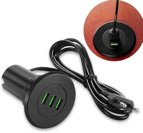 Usb Einbaubuchse Kabeldurchf Hrung Desk Fit Port Usb Tisch Hub