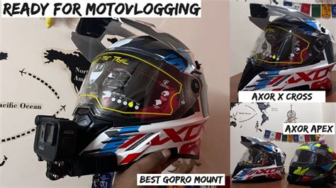 Finally Axor X Cross Is Ready For Motovlogging How To Mount Gopro On