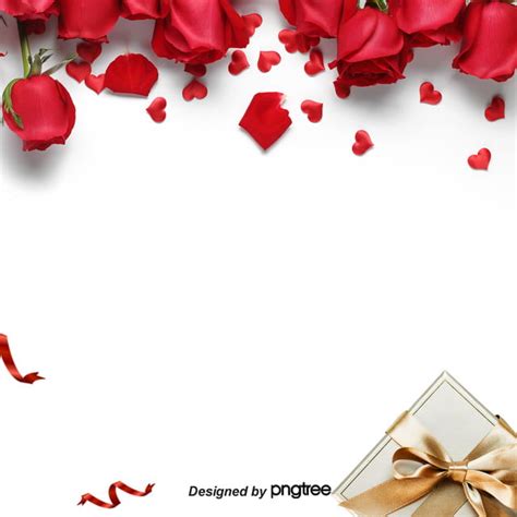 Gift Creative Rose Valentines Day Background, Valentines Day ...