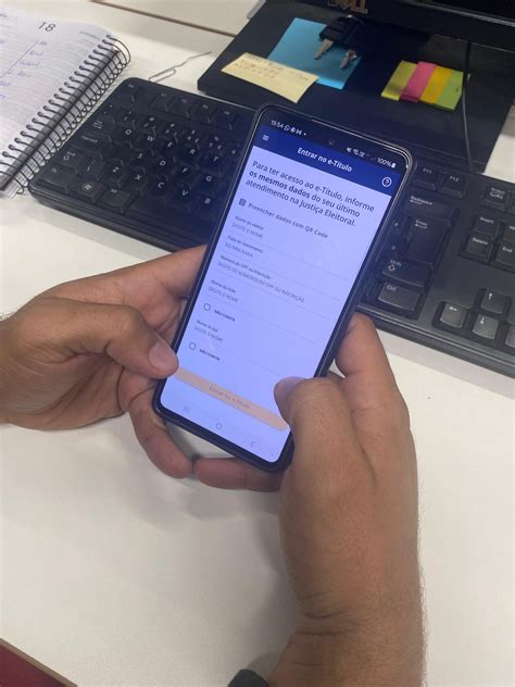App Do T Tulo Eleitoral Precisa Ser Baixado Ou Atualizado At S Bado