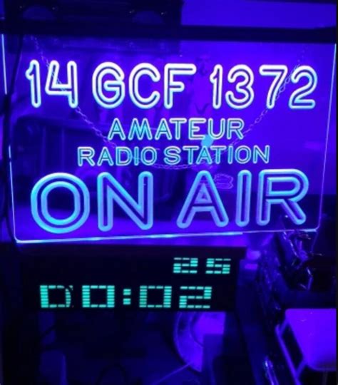 Personalized Amateur Radio Sign Light Signs Cave