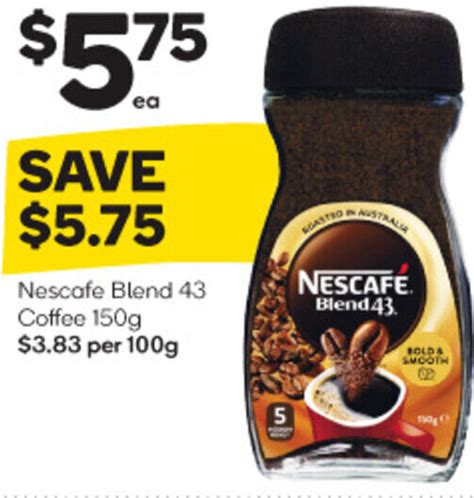 Nescafe Blend 43 Coffee 150g Offer At Woolworths