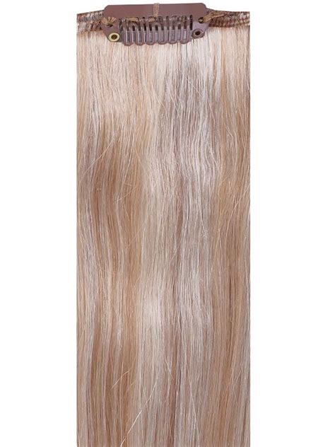 Full Head Clip In Mixed Ash Blonde Hair Extensions