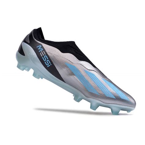 Adidas X Crazyfast Senza Lacci Fg Argento Metallico Bliss Blu Nero Core