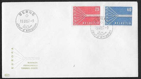 1957 Privat Illust FDC Europa Serie BERNE Franz Top Ab 1 Kaufen