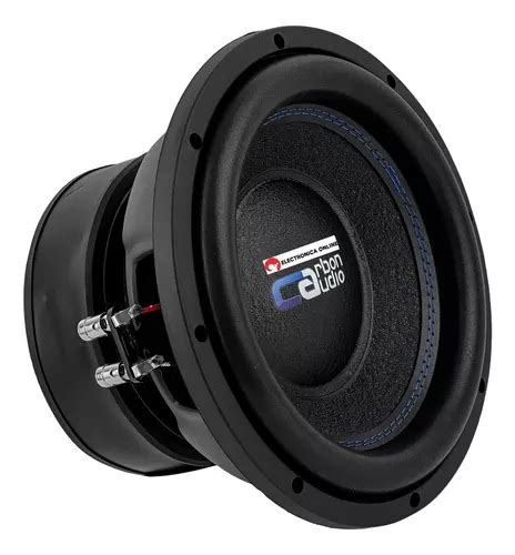 Subwoofer Plg Carbon Audio W Doble Bobina Serie Pro Env O Gratis