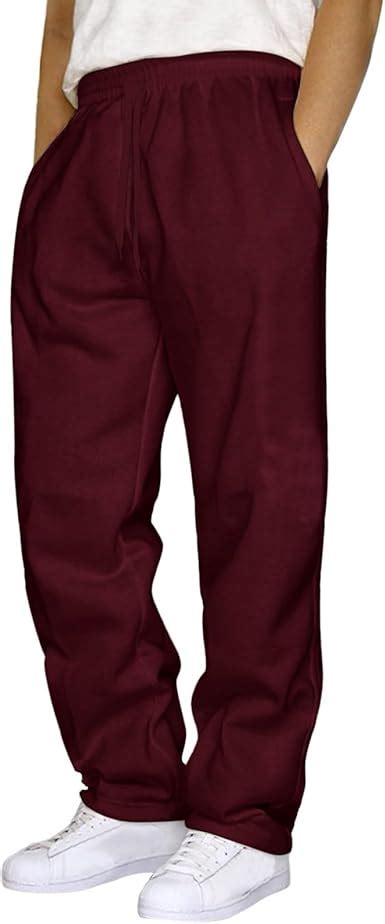 Generic Pantalones Deportivos De Pierna Ancha Para Hombre Pantalones