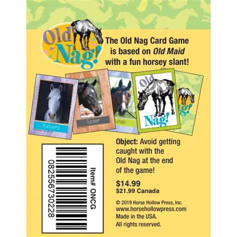 Old Nag Horse Card Game