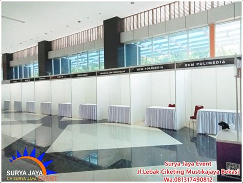 Partisi Booth Surya Jaya Rental Equipment