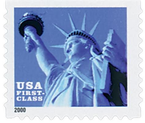 2000 34c Statue Of Liberty Non Denominational Booklet Single Usa Stamps Statue Vintage Postage