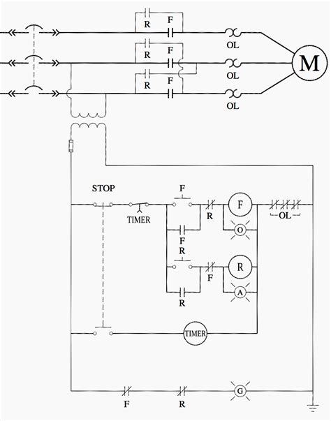 Control Ladder Logic Diagram For Motor Forward Reverse Solve