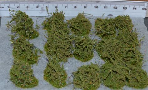 Moorland Grass Tufts Diorama Elements Self Adhesive Rail Wargame Basing Ebay