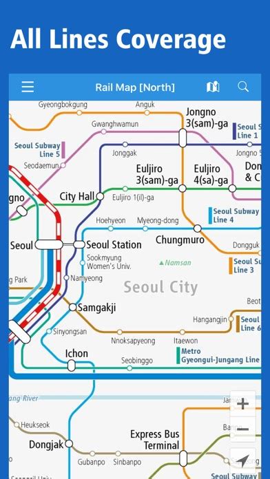 Korea Rail Map - Seoul, Busan & All South Korea iPhone App