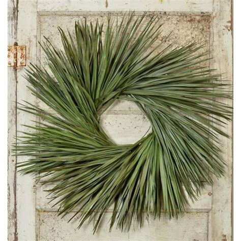 Dried Palm Leaf Wreath - Large 33 inch diameter