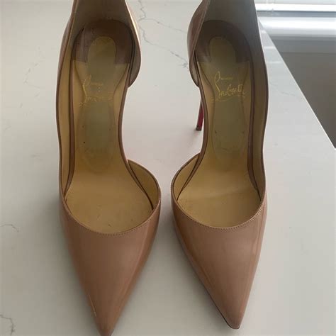 Christian Louboutin Nude Iriza Heels Authe Gem