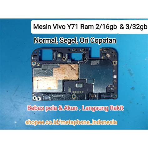 Jual Mesin Vivo Y71 Ori Copotan Normal Segel Shopee Indonesia