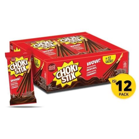 Jual Choki Choki Stix Gram Pack Isi Pcs Shopee Indonesia