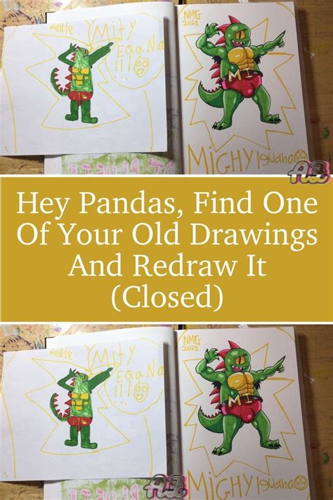 Hey Pandas Find One Of Your Old Drawings And Redraw It Closed