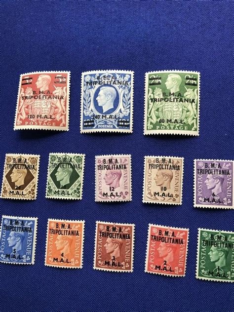 Tripolitania British Military Administration Stamps