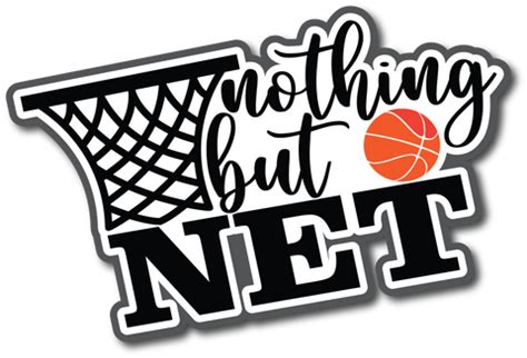 Nothing But Net - Basketball - Scrapbook Page Title Sticker – Autumn's ...