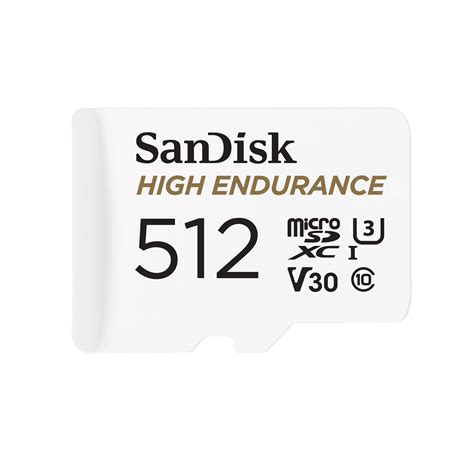 Sandisk 512gb High Endurance Microsdxc V30 Uhs Iu3 Cl104k 100mb