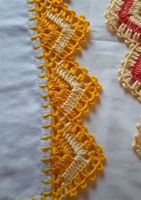 Pin by Mary Cigana on Barradinhos de Crochê Crochet edging Crochet