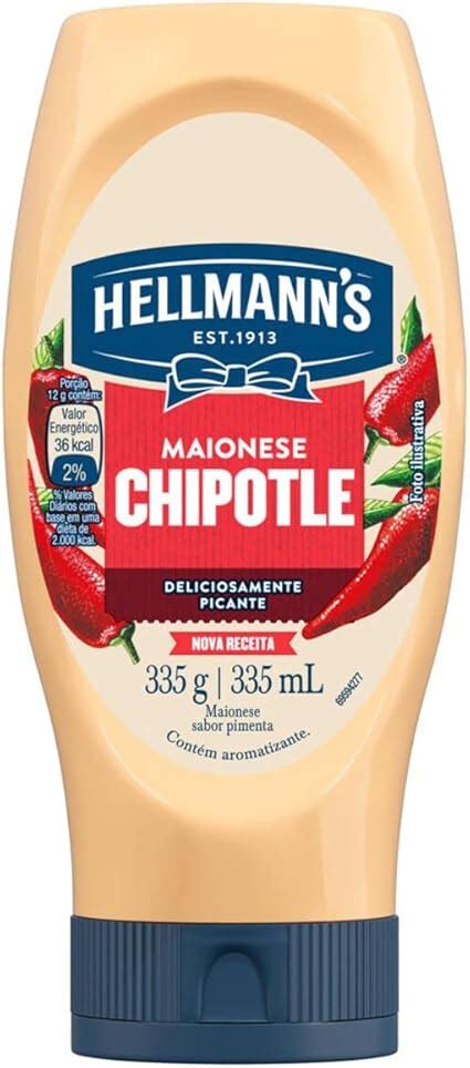 Maionese Hellmann S Chipotle Sabor Pimenta 335g Amazon Br