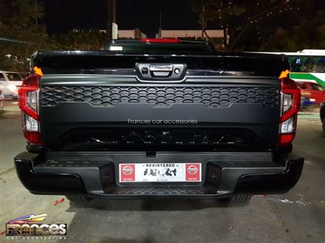 Nissan Navara El Ve Pro4x 2021 2024 Rear Door Moulding Rear Bumper