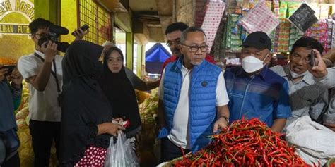 Jaga Harga Pangan Mendag Zulhas Bakal Terus Keliling Pasar