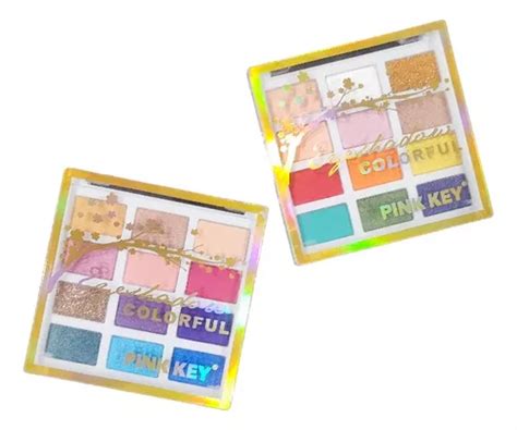 Paleta De Sombras Para Ojos Pink Key 2 Piezas 24 Tonos Meses Sin