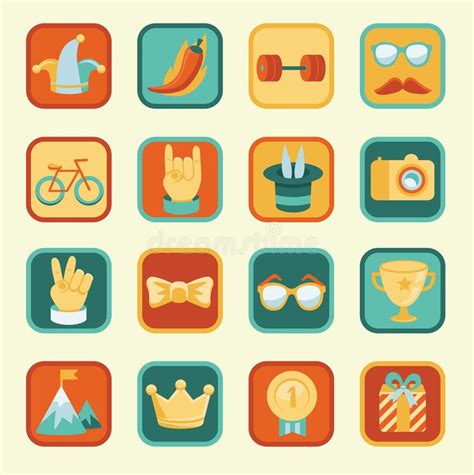 Vector Set With Achievement And Awards Badges Stock Vector