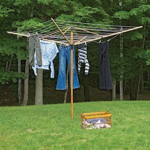 Umbrella Clothesline Clotheslines The Home Depot