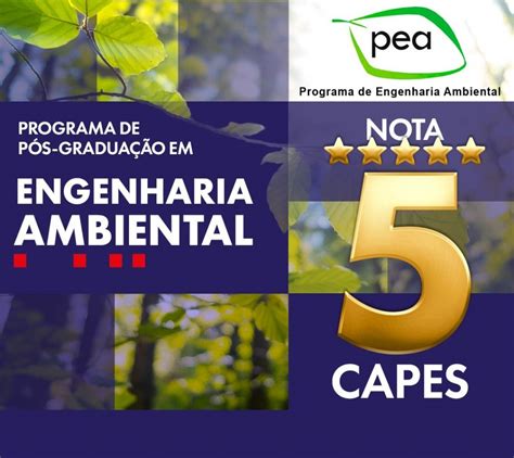 Faculdade De Engenharia Ambiental - Programa de Engenharia Ambiental (PEA/UFRJ) conquista nota 5 em ...