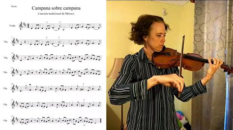 Campana Sobre Campana Villancico Para Violin Youtube