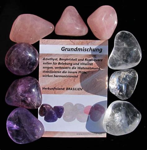 Steindepot Onlineshop Grundmischung Rosenquarz Amethyst