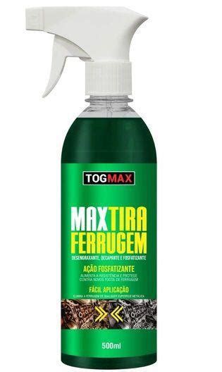 Max Tira Ferrugem 500ML Togmax Removedor Magazine Luiza