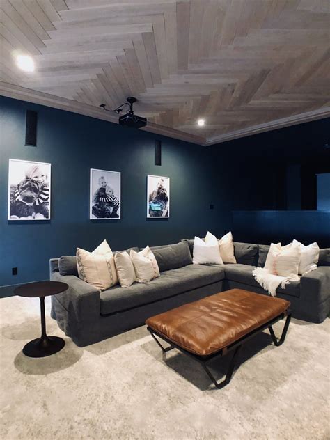 Cool, Cozy Basement // Des Moines Area Project – Amethyst Home