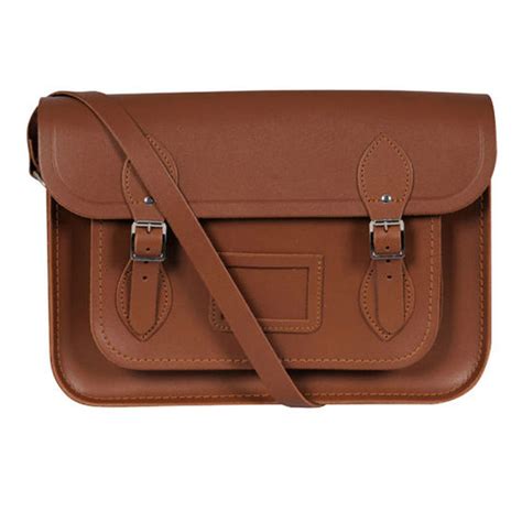 The Cambridge Satchel Company 13 Inch Classic Leather Satchel Vintage Tan